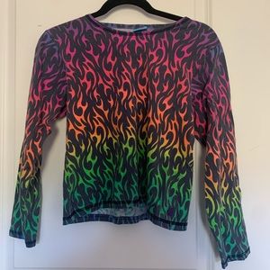 Vintage Lisa Frank 3/4 Sleeve Top